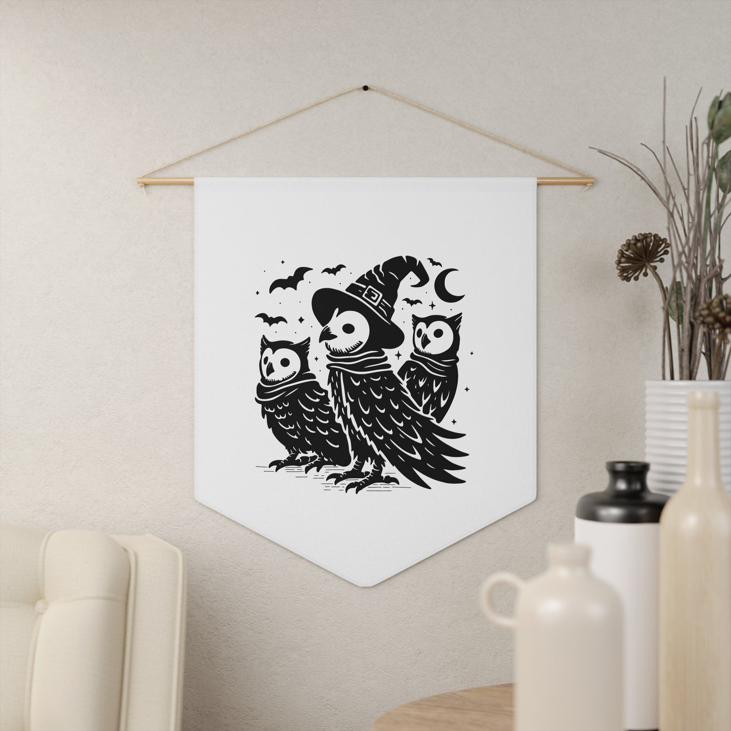 “Up All Night” Owls Pennant