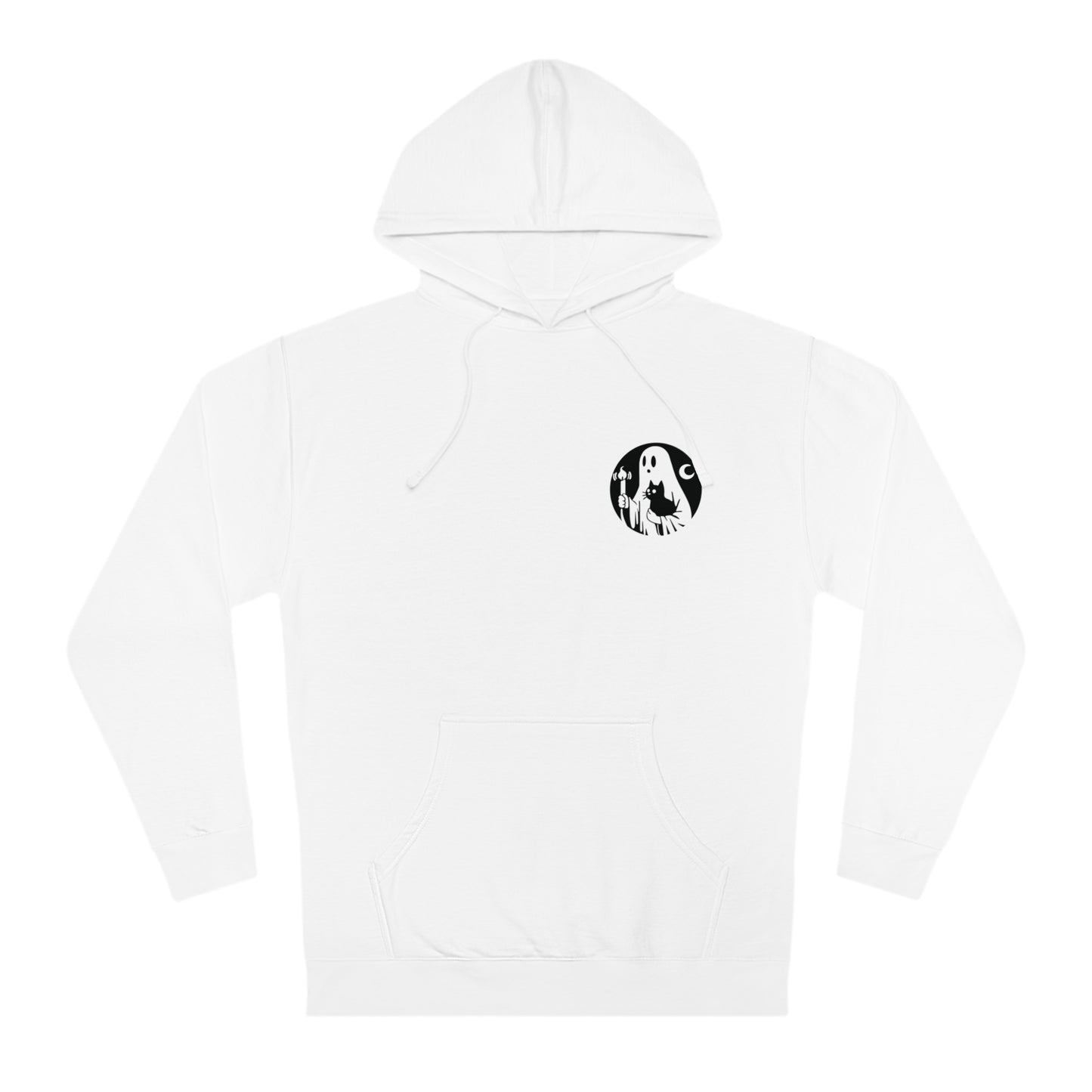 “Me & Boo” Chest Logo Hooded Sweatshirt