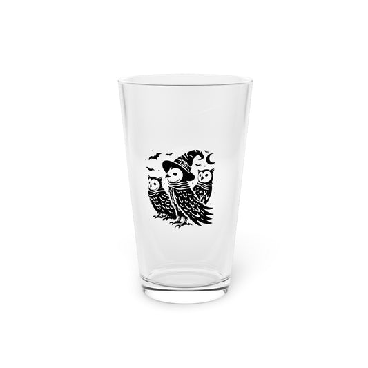 “Up All Night” Owls Pint Glass - 16oz