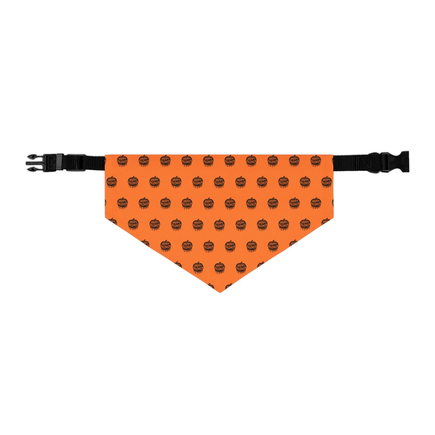 “Pumpkin Drip” Pet Bandana Collar