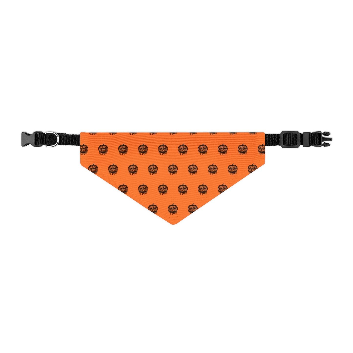 “Pumpkin Drip” Pet Bandana Collar