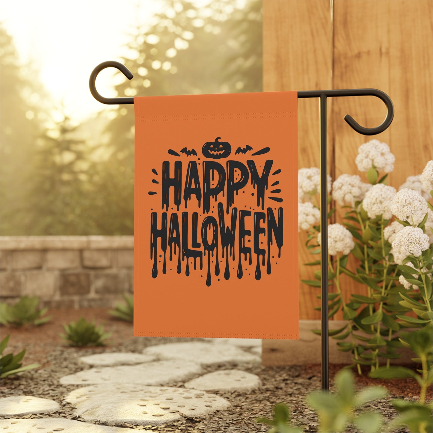 “Drippy Halloween” Garden Flag 12” x 18”