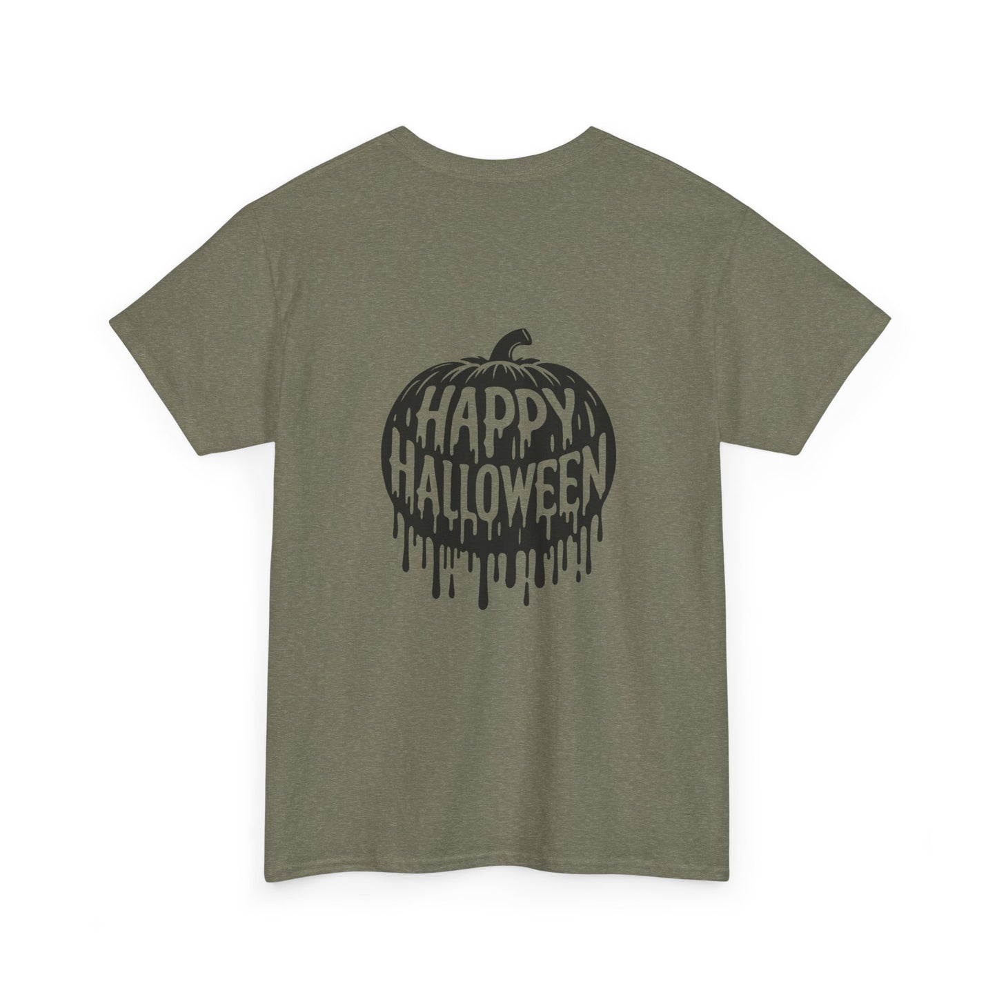 “Pumpkin Drip” Happy Halloween Unisex Cotton Tee