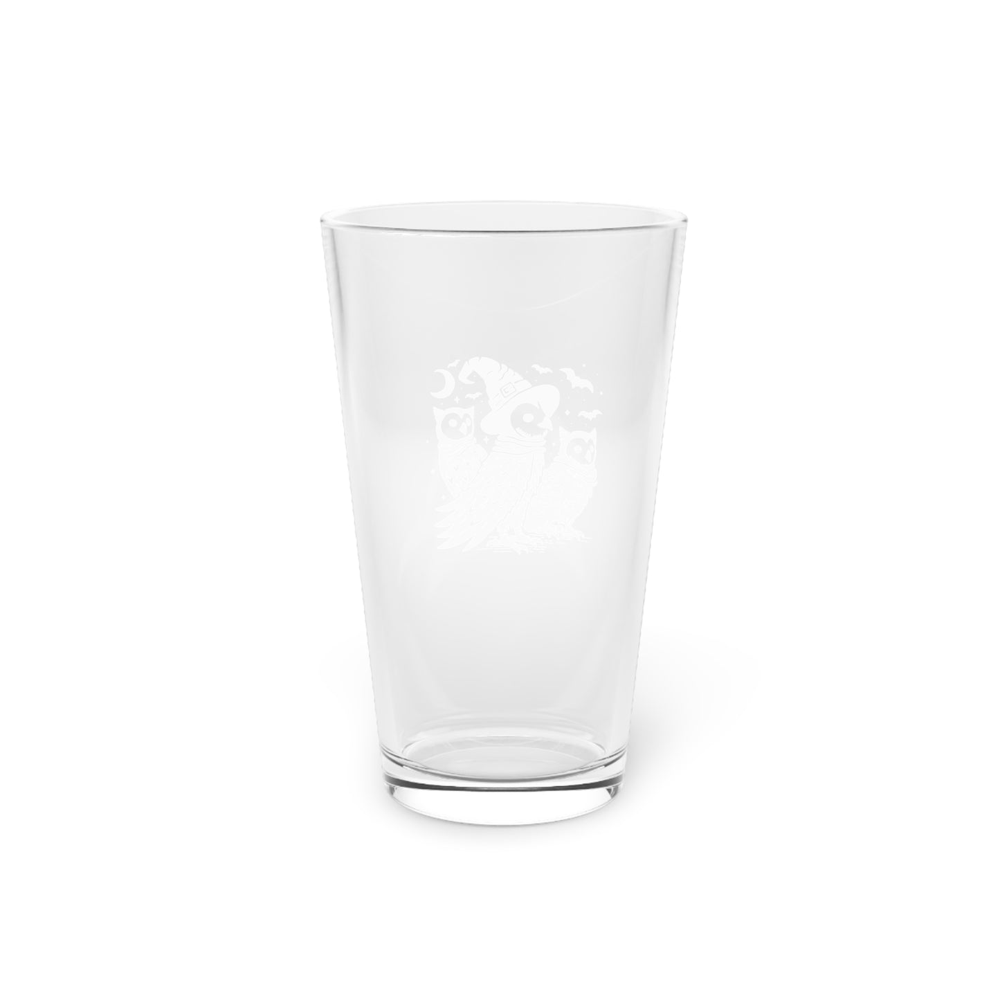 “Up All Night” Owls Pint Glass - 16oz