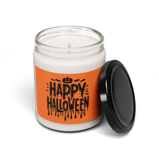 “Drippy Halloween” Scented Soy Candle 9 oz - Available in: Apple Harvest or Cinnamon Vanilla