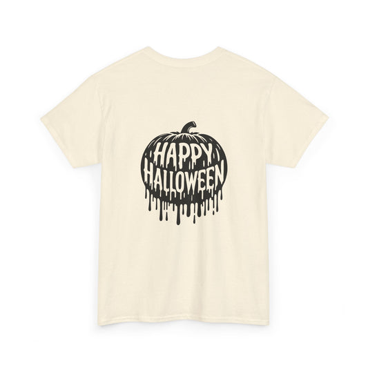 “Pumpkin Drip” Happy Halloween Unisex Cotton Tee